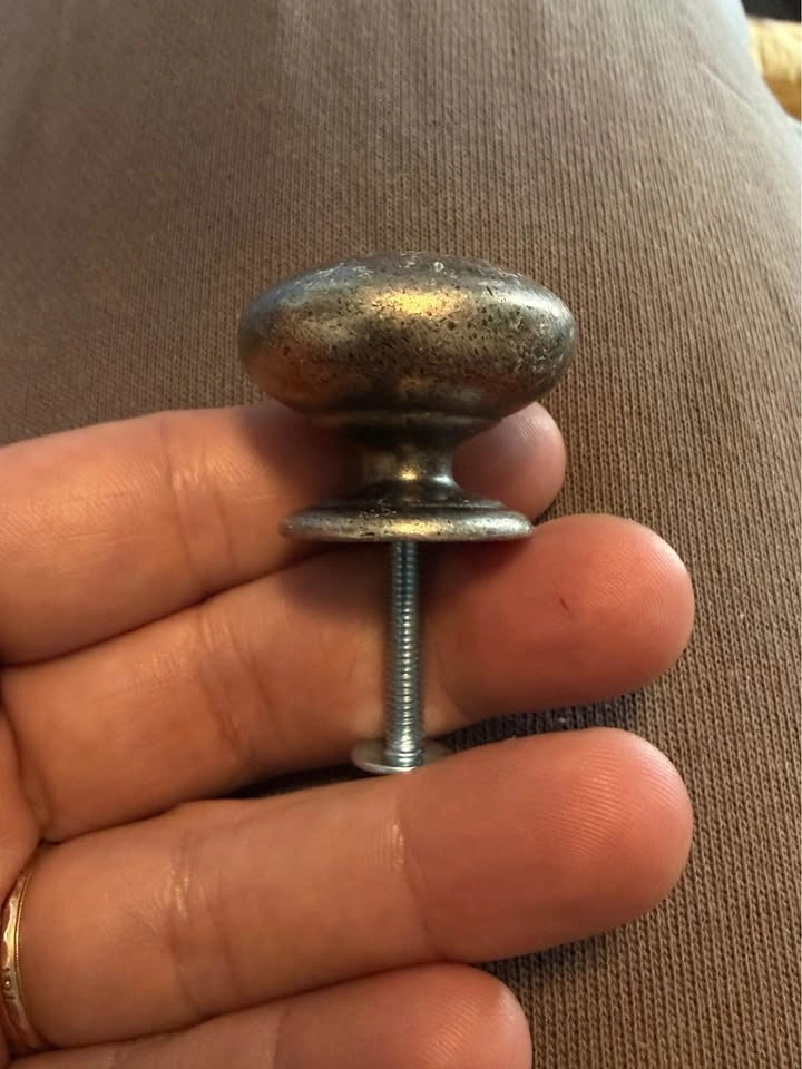 Pewter Traditional Cabinet Mushroom Knob - photo 2