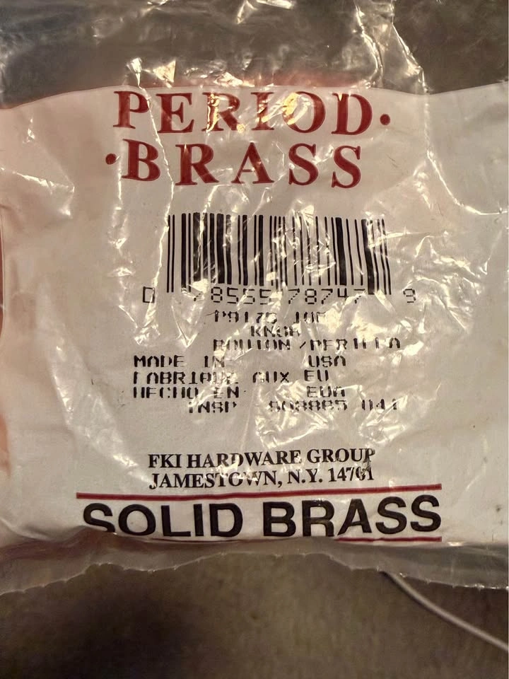 Period Brass Cabinet Knob - photo 2