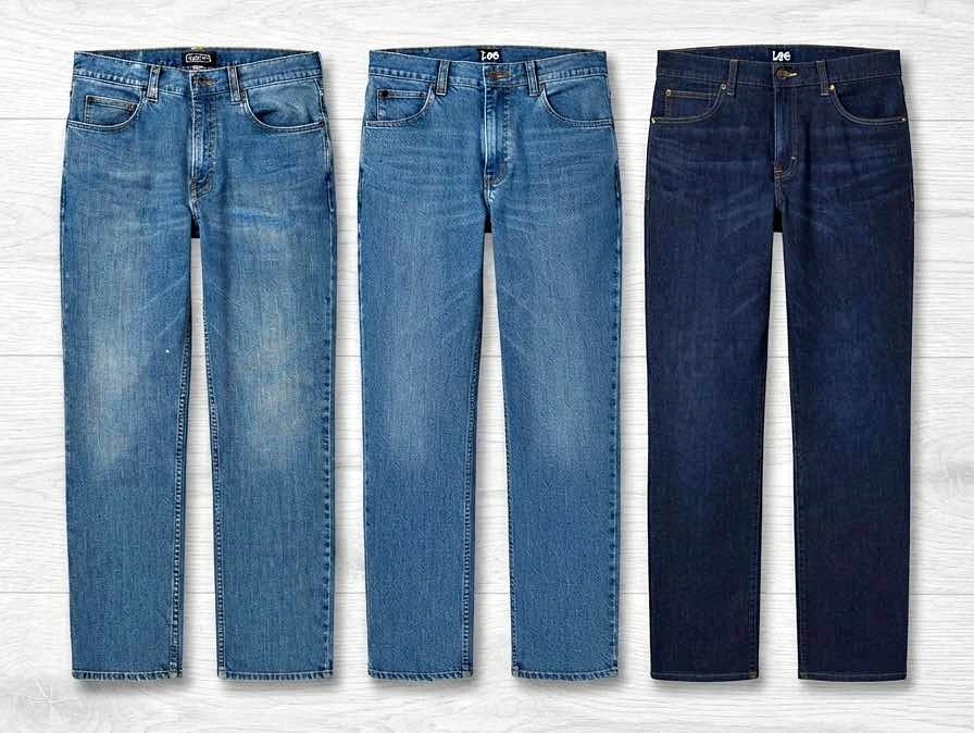 Bundle of 3 Lee Men's Jeans