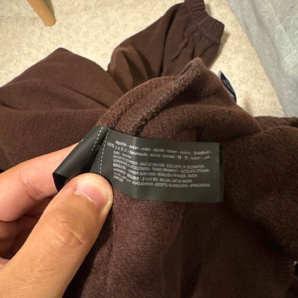 zara athleticz brown sweatpants - photo 4