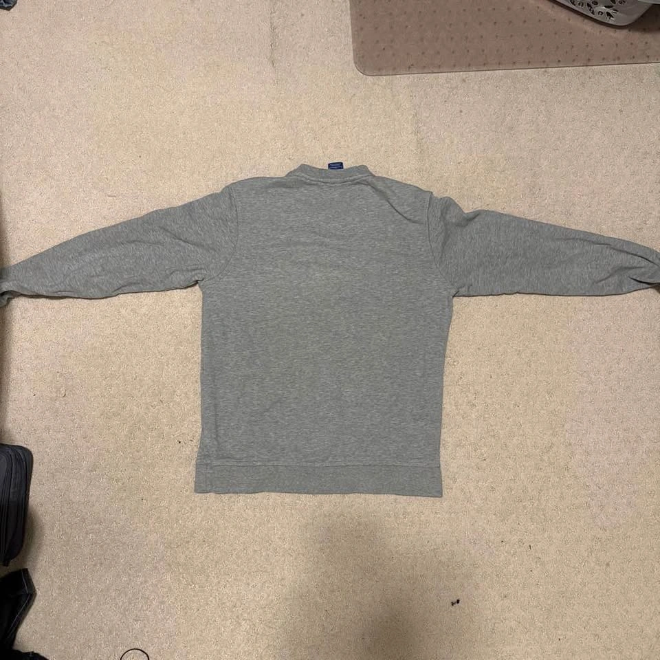 suede grey nike sweater - photo 2