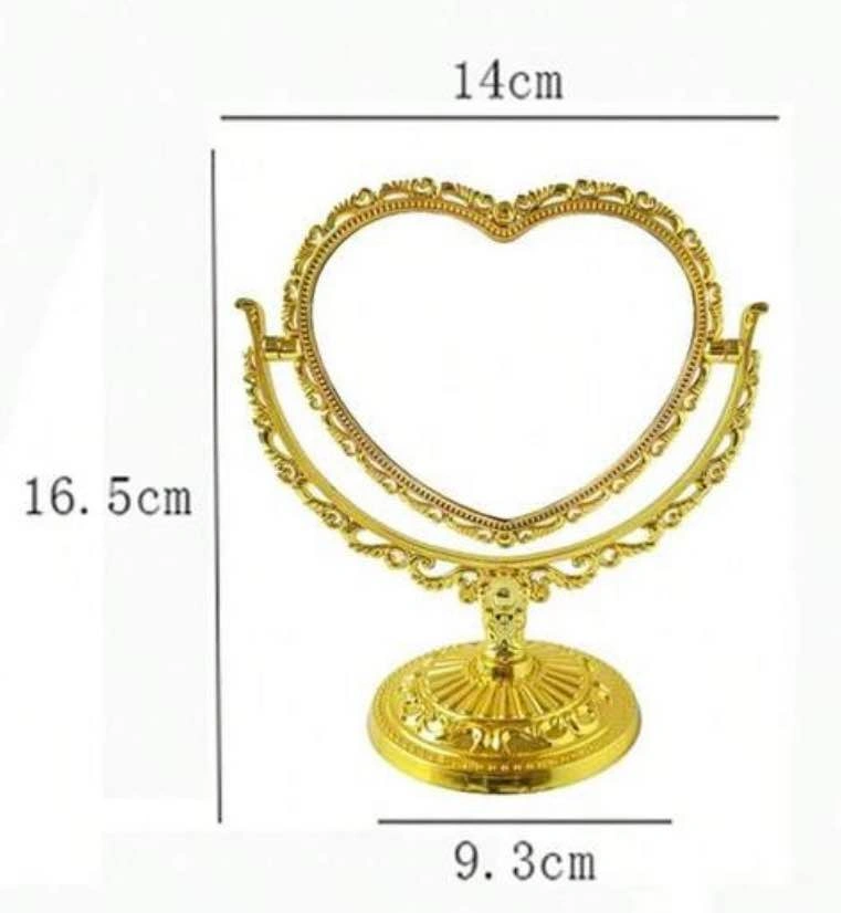 Gold Heart-Shaped Mirror for Sale - photo 4