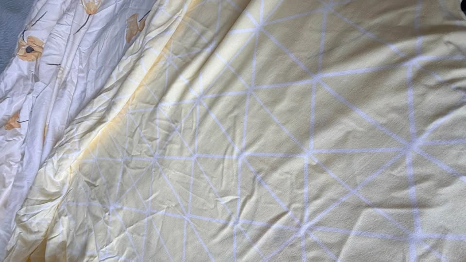 Reversible Yellow Queen Duvet Set for Sale - photo 3