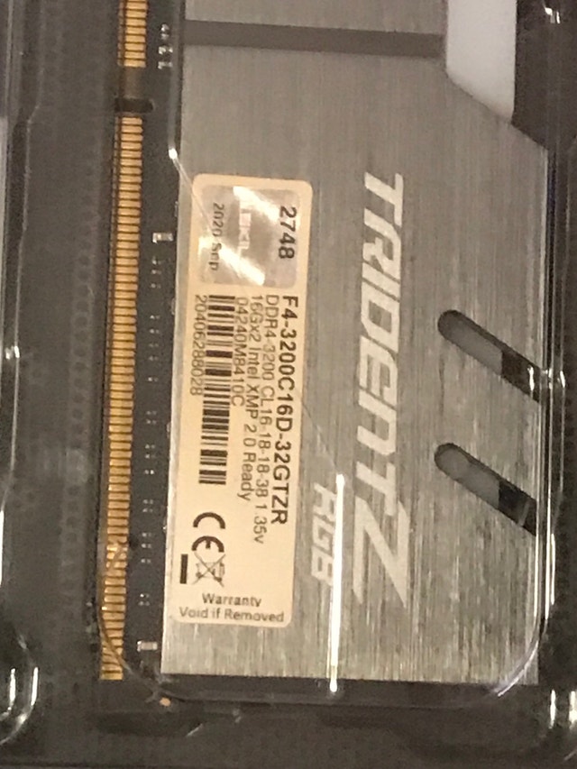 Tridentz rgb ddr4 3200 32 gb - photo 3
