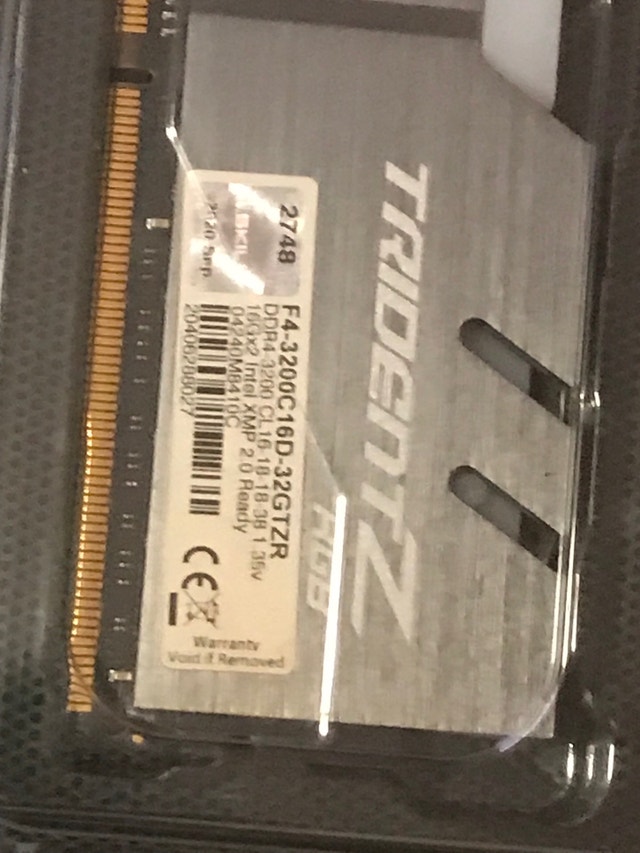 Tridentz rgb ddr4 3200 32 gb - photo 4
