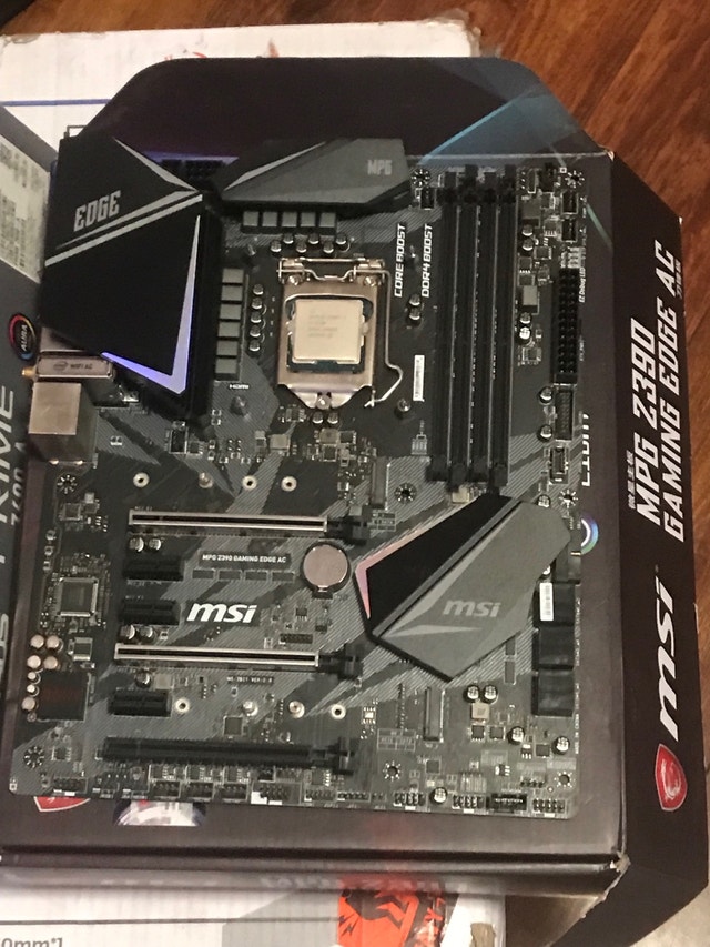 MSI MPG Z390 GAMING EDGE AC + i7-9700k CPU - photo 5