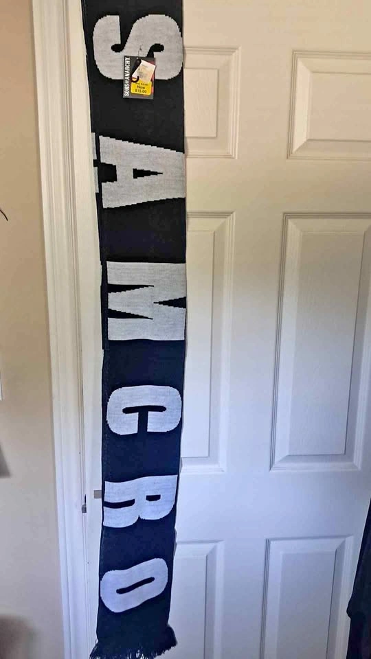 Sons of Anarchy SAMCRO Scarf New With Tags
