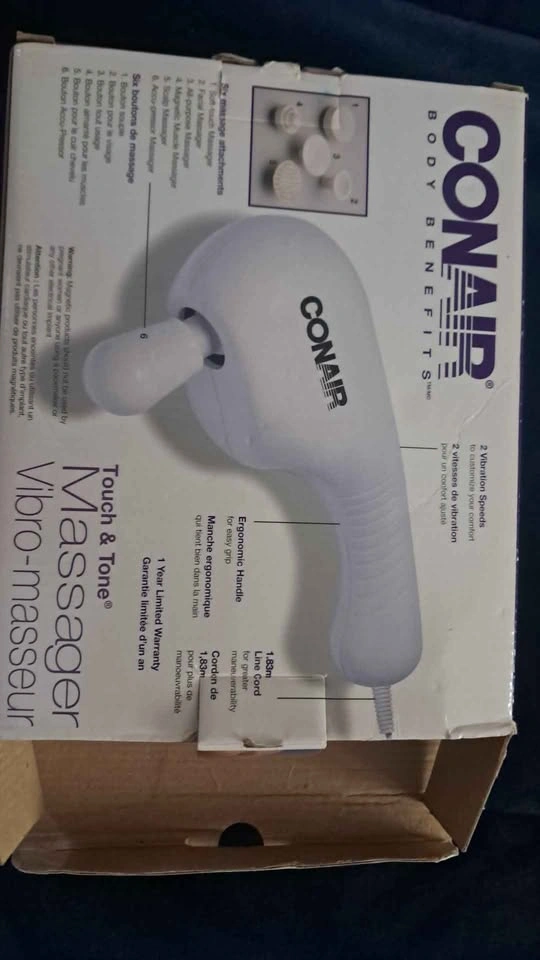 Conair Touch & Tone Massager Vibro-masseur - photo 2