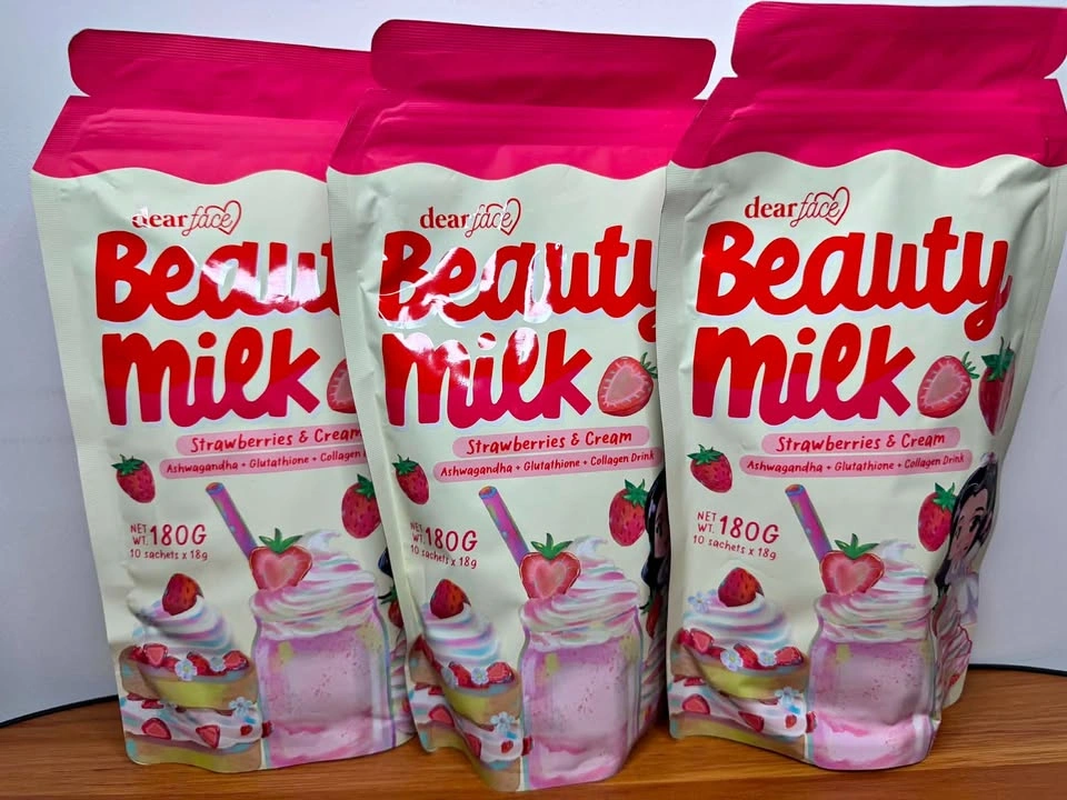 Dear Face Beauty Milk Strawberry & Cream