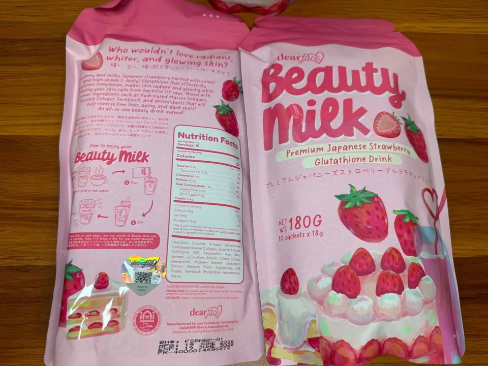 Dear Face Beauty Milk Strawberry - photo 2