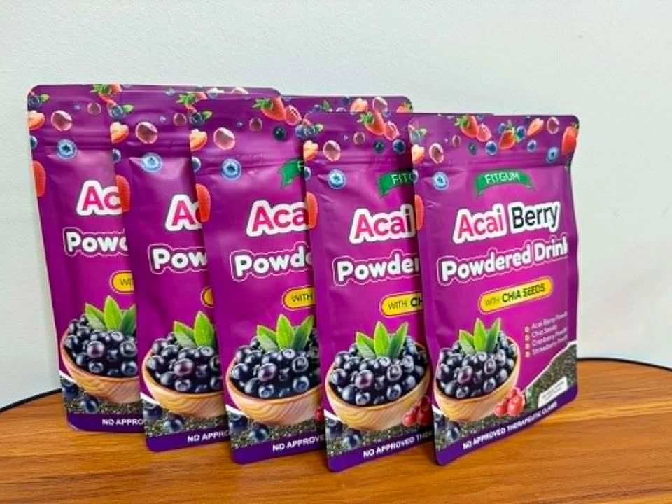 Acai berry powdered drink