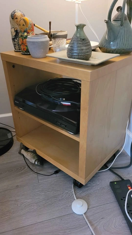 Two ikea shelving units on wheels - photo 4