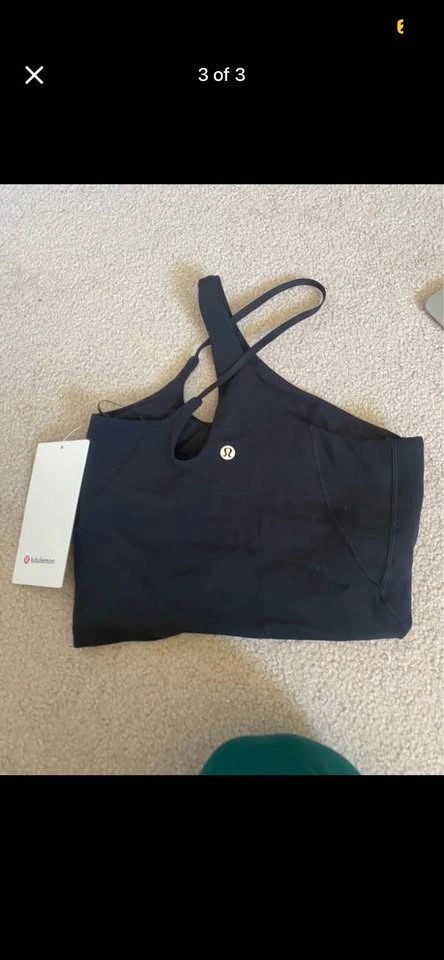 BNWT Black Lulu Lemon Crossed Align Tank - photo 3