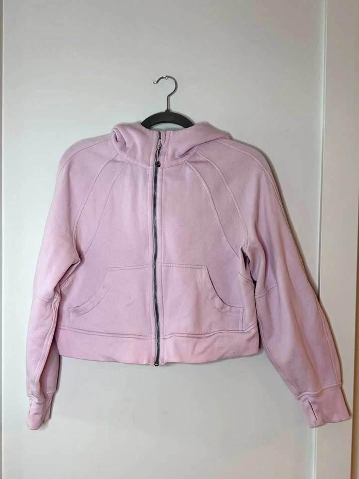 Lululemon • Meadowsweet Pink • XS/S • Scuba full-zip