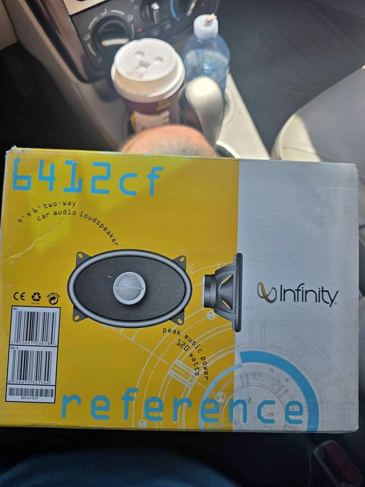 Infinity Reference 6412cf 4" x 6" Two-Way Car Audio Loudspeakers