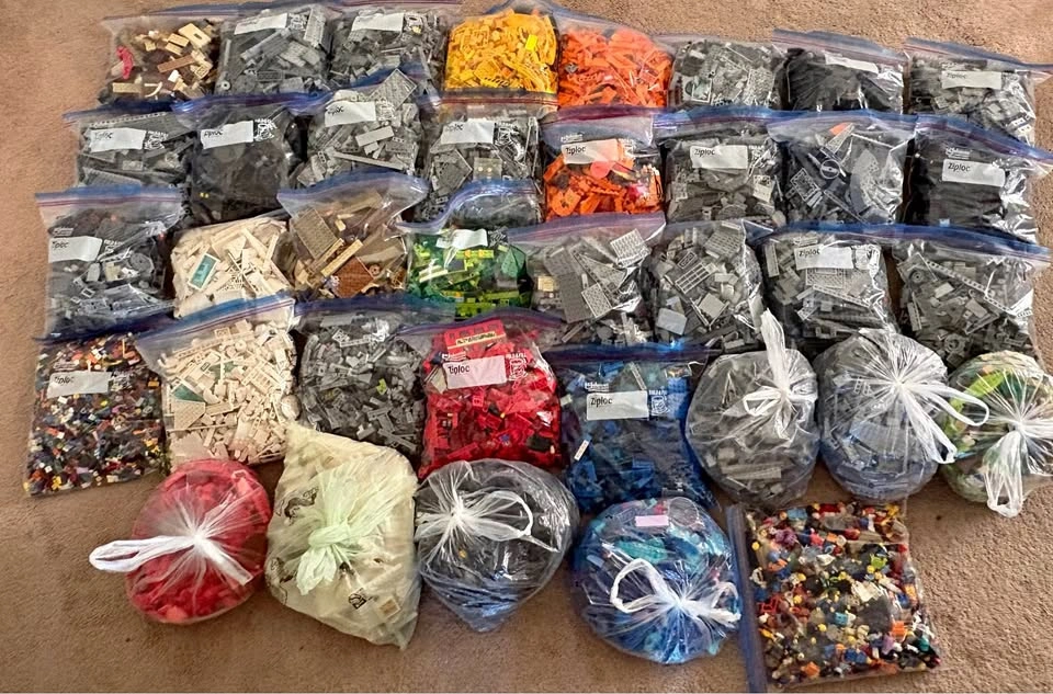 Giant Lot of Lego Bulk and Minifigures