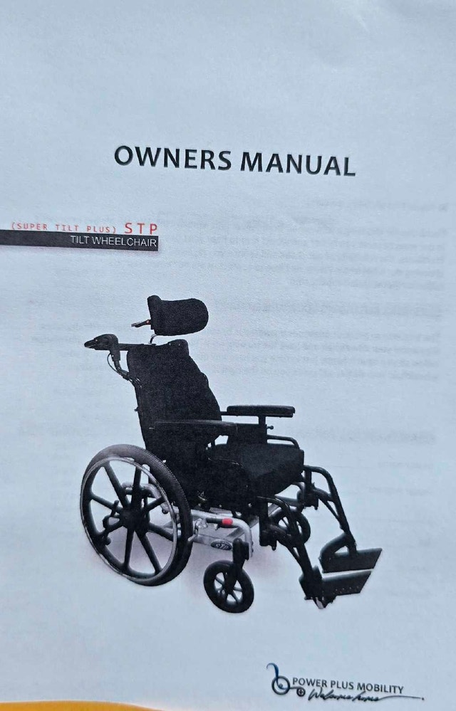 Power Plus Mobility Super Tilt Plus Wheelchair