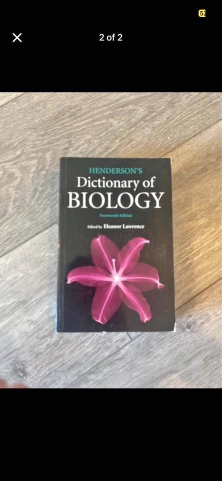 Henderson’s Dictionary of Biology Textbook