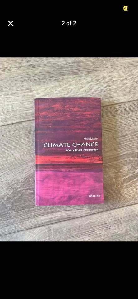Climate Change: Very Short Introduction Book reference