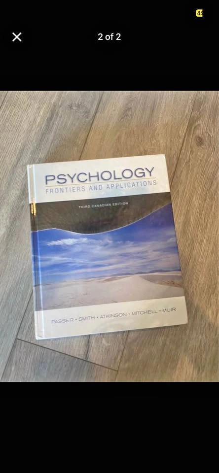 Psychology Frontiers and Applications Textbook 3e