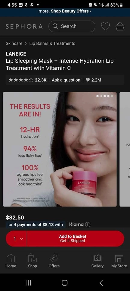 LANEIGE Lip Sleeping Mask – Intense Hydration Lip Treatment - photo 3