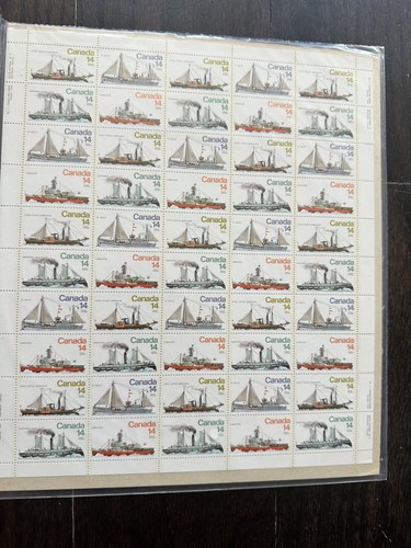 Canada 1978 Ice Vessels, MNH folded field stock pane of 50, sc#7 - photo 5