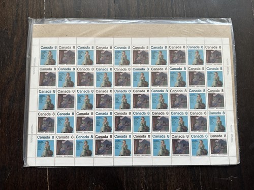 Rare Stamp Pane Of 50 Canadian author Stamps - Anne Of Green Gab