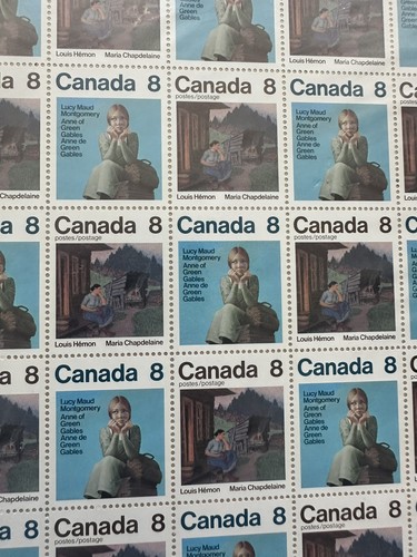 Rare Stamp Pane Of 50 Canadian author Stamps - Anne Of Green Gab - photo 4
