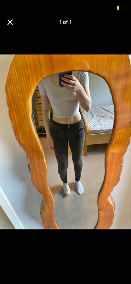 Ladies Black Skinny Jeans