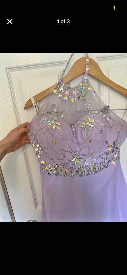 Formal Rhinestone Dress Homecoming, grad, bridesmaid size 8
