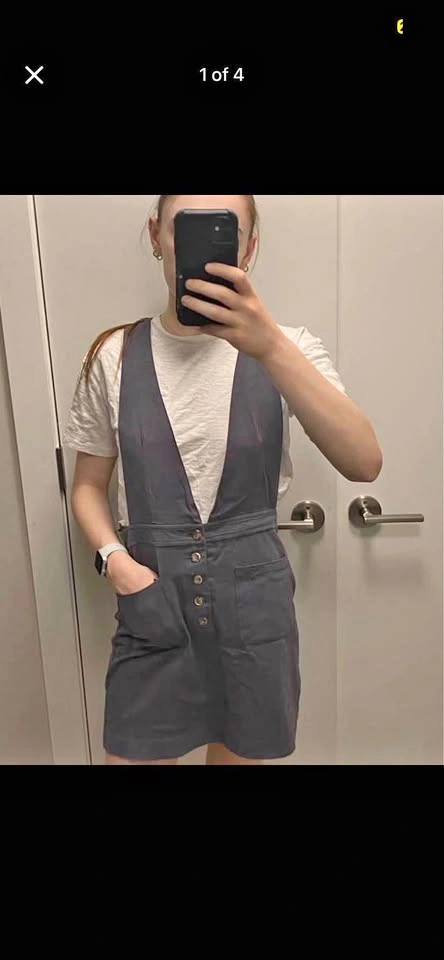 Super Cute Grey Overdress Summer Outfit