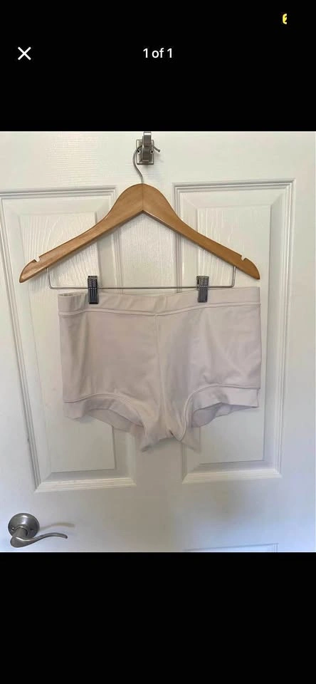 White Short Lycra Shorts