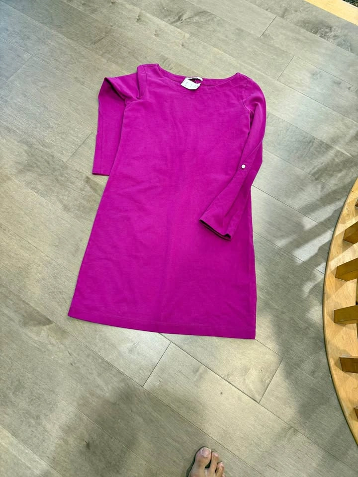 Gap Long-Sleeve Magenta Dress