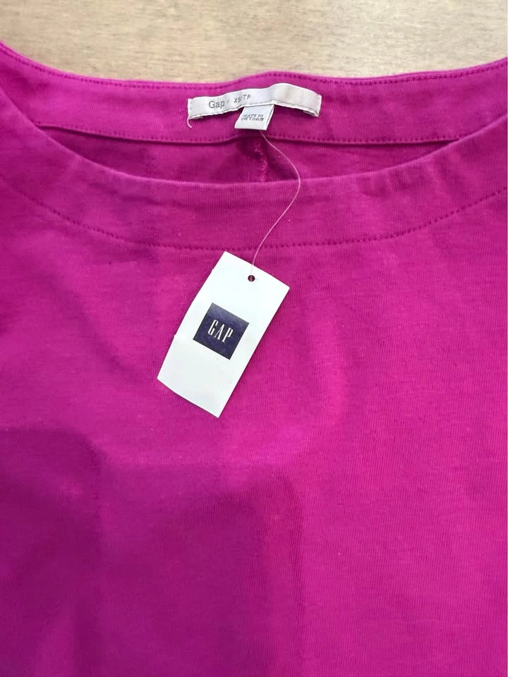 Gap Long-Sleeve Magenta Dress - photo 2