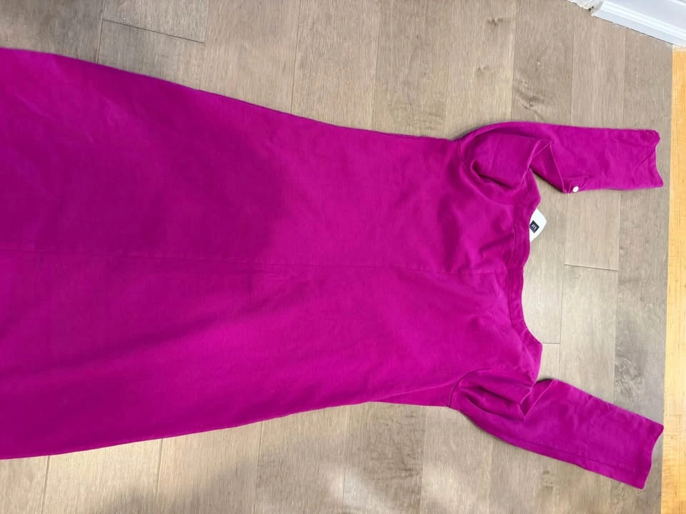Gap Long-Sleeve Magenta Dress - photo 3
