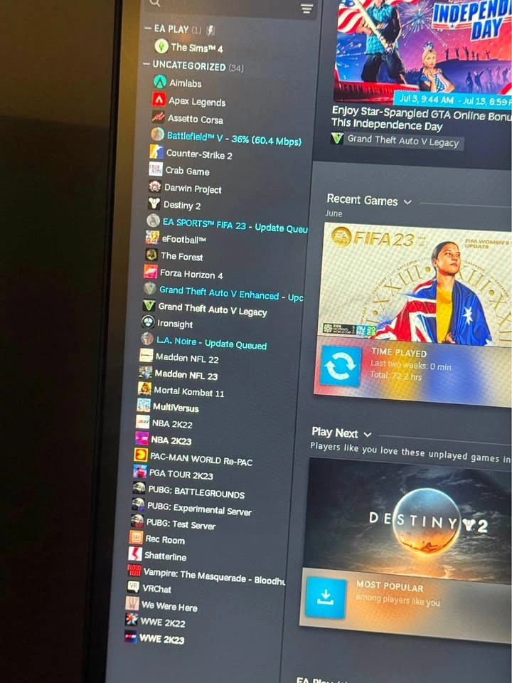 Dell Gaming Pc and Monitors