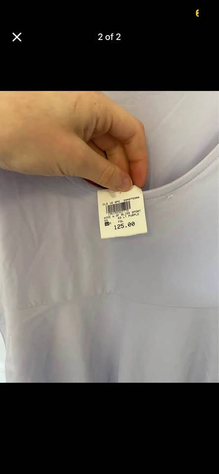 BNWT Nike Medium Lilac Purple Tennis Dress - photo 2