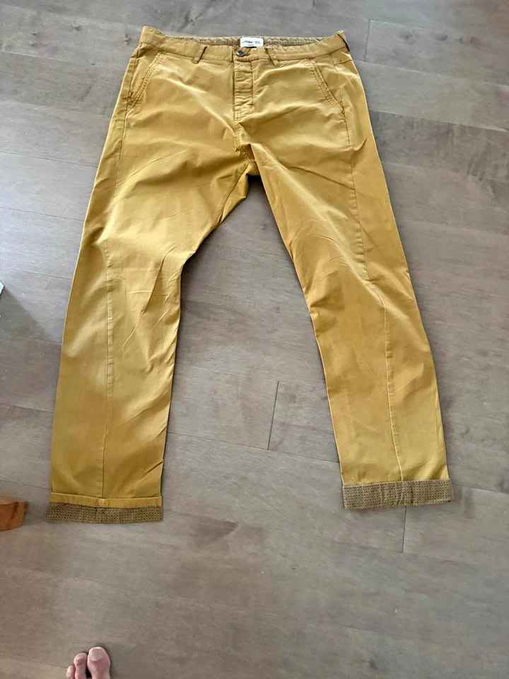 Hayden Mustard Yellow Chino Pants