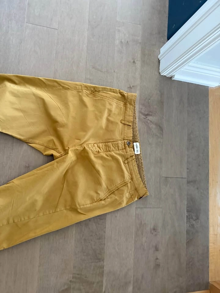 Hayden Mustard Yellow Chino Pants - photo 2