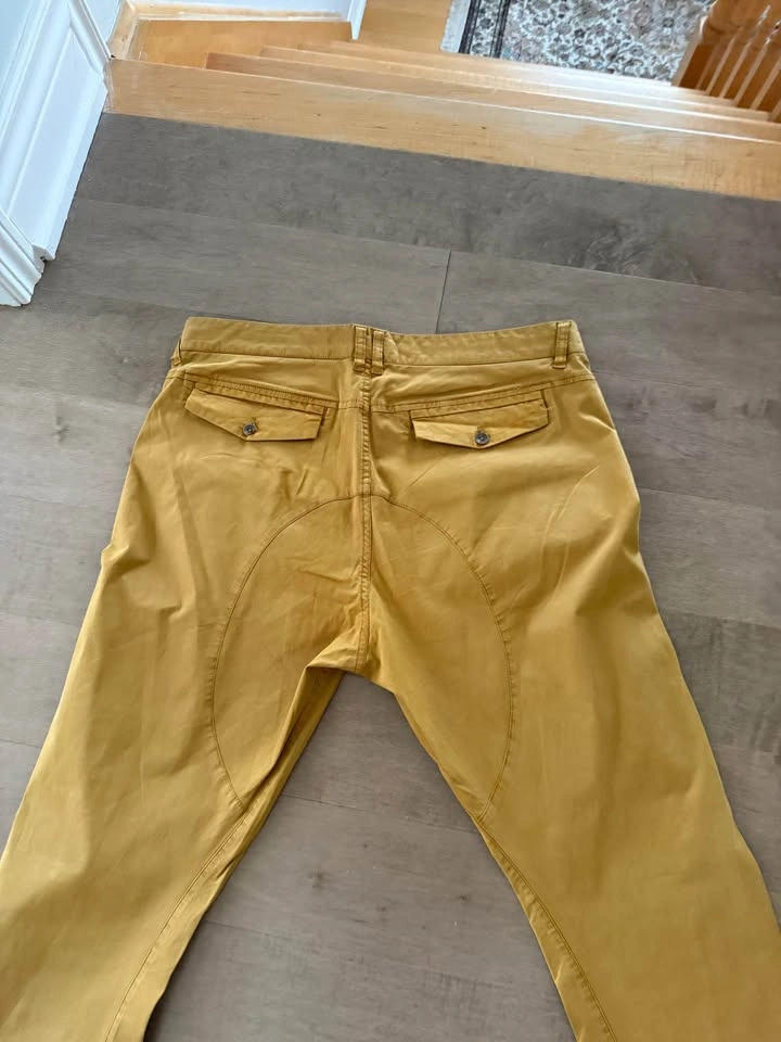 Hayden Mustard Yellow Chino Pants - photo 4
