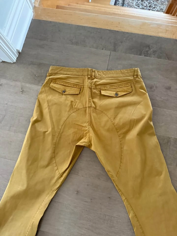 Hayden Mustard Yellow Chino Pants - photo 5