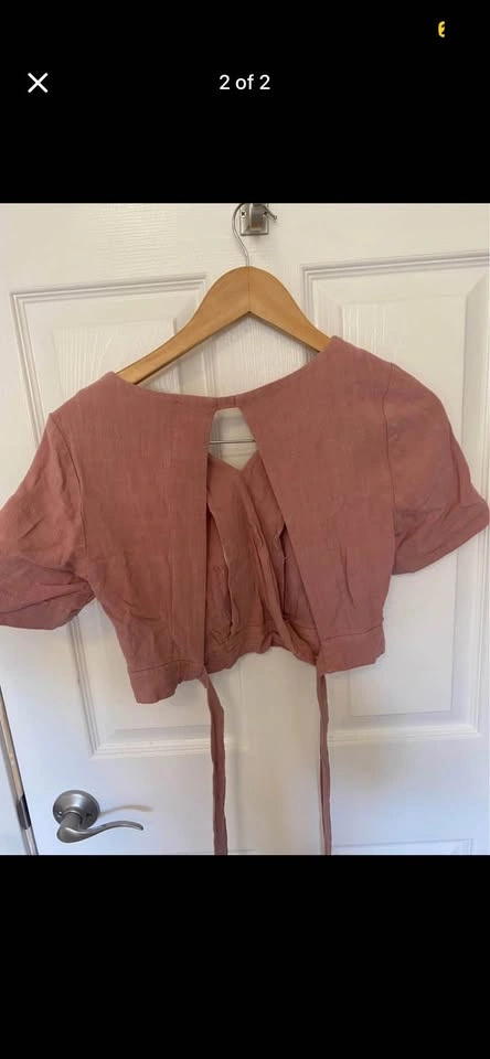 Top shop Open Back Cropped Tee - photo 2