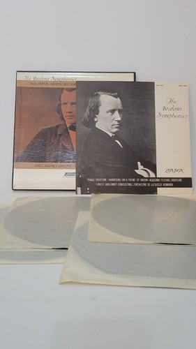 The Brahms Symphonies ANSERMET 4 LP Box Set London CMA 7402