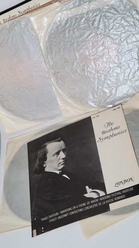 The Brahms Symphonies ANSERMET 4 LP Box Set London CMA 7402 - photo 5