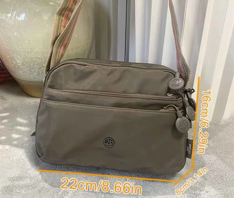 Brand new premium nylon light weight multi pocket crossbody bag - photo 3