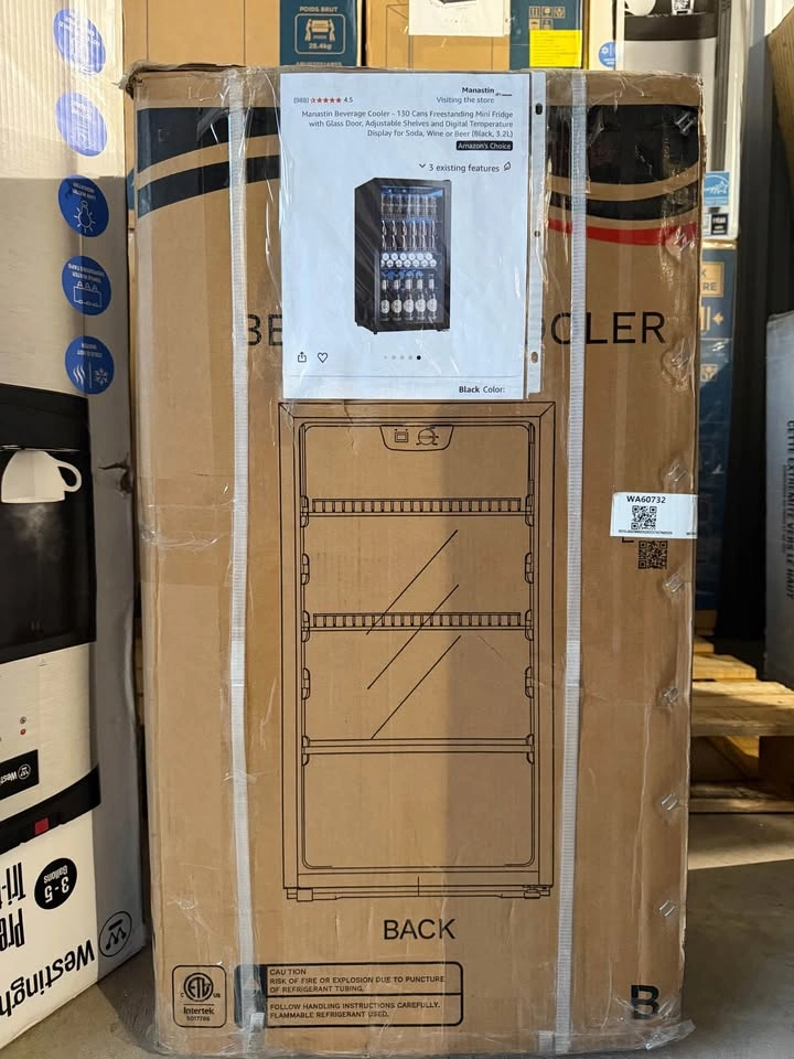Manastin Beverage Refrigerator Cooler (3.2 Cu.Ft.) - photo 3
