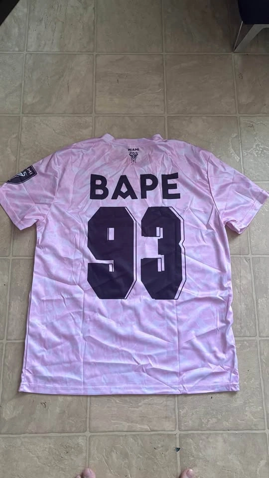 Pink Miami bape jersey - photo 2