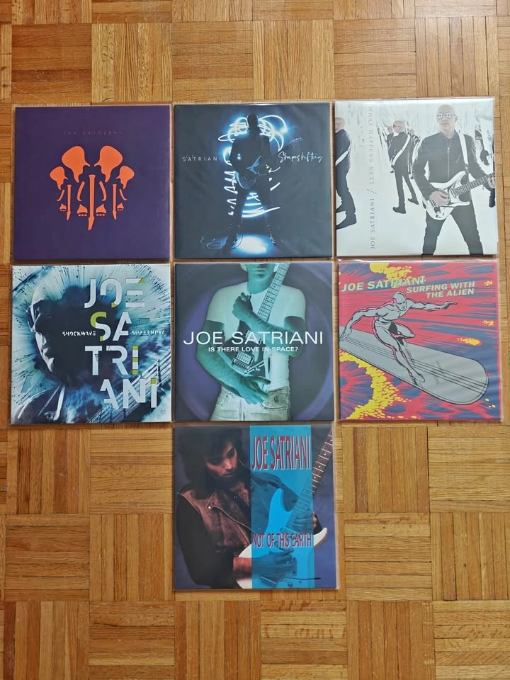 Joe Satriani Vinyl Collection – 7 Albums