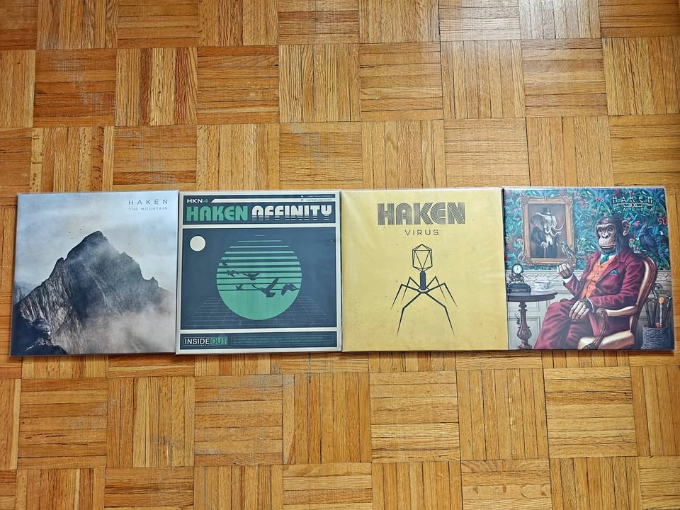 Haken Vinyl Records Lot — The Mountain, Affinity, Virus, Fauna