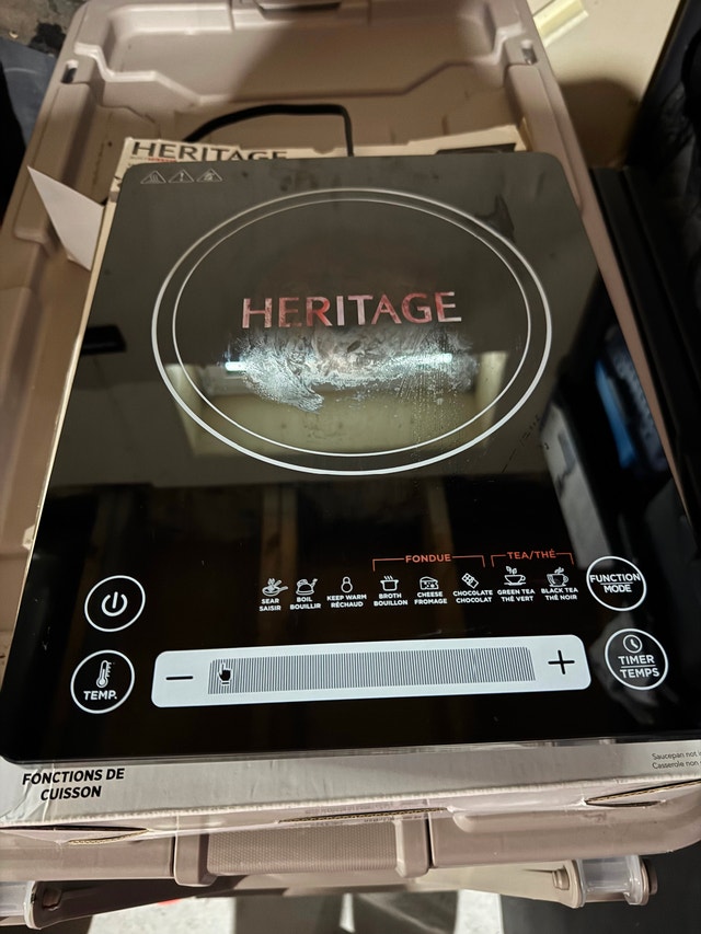 Hot plate heritage brand electric cord portable